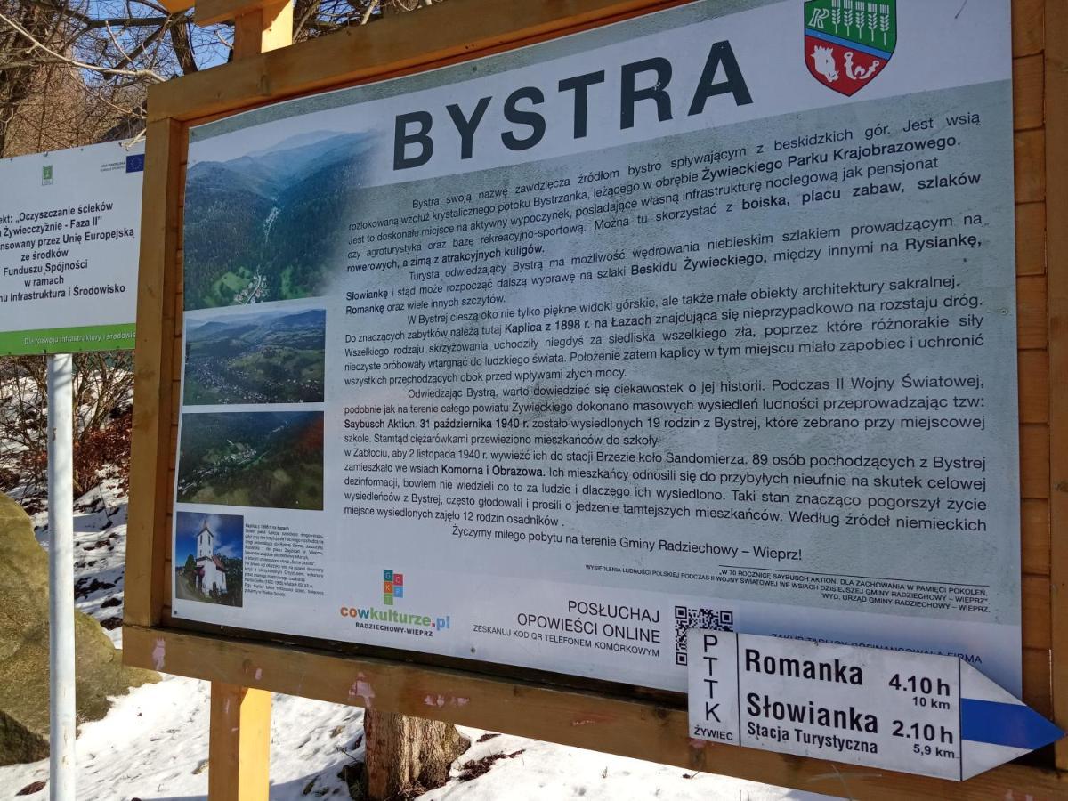 Dom W Gorach Przy Szlaku Villa Bystra  Buitenkant foto