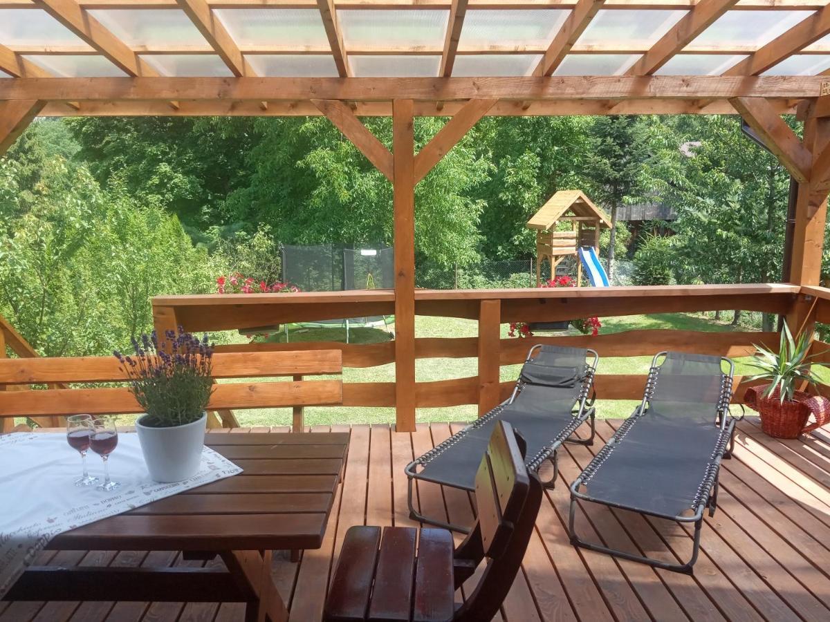 Dom W Gorach Przy Szlaku Villa Bystra  Buitenkant foto